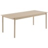 200 x 90cm chêne - table Linear - Muuto