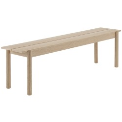 170cm chêne - banc Linear - Muuto