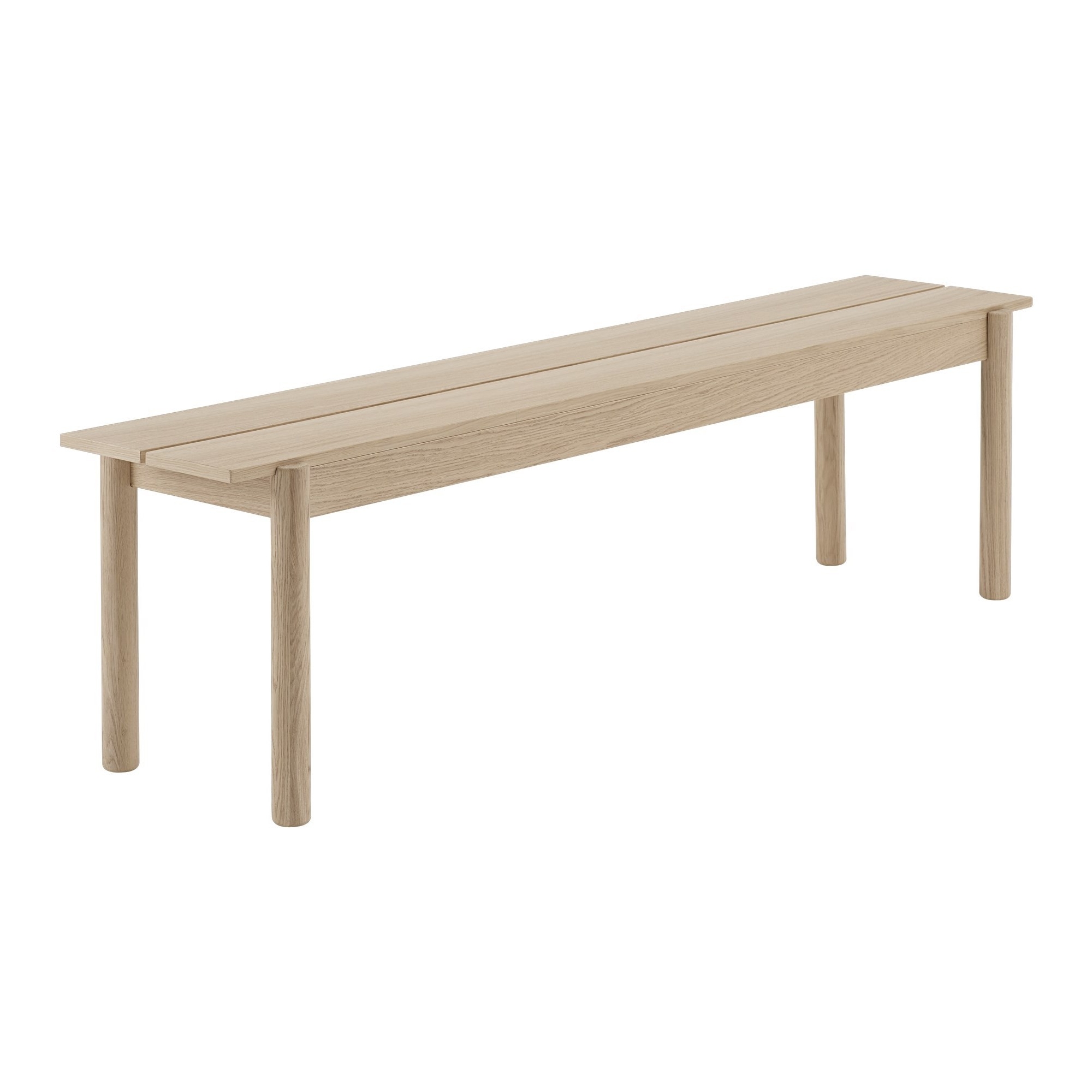 170cm chêne - banc Linear - Muuto