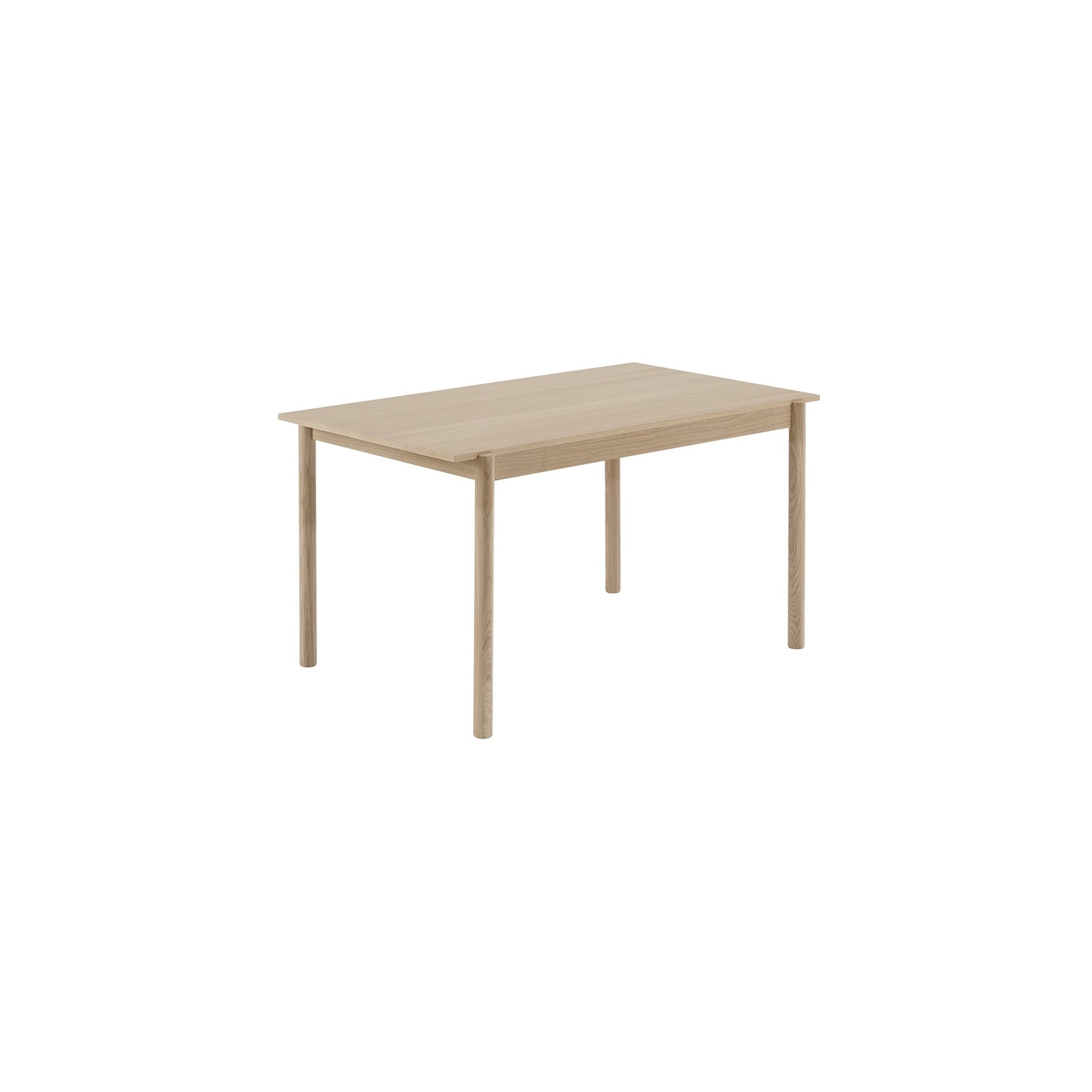 140 x 90cm chêne - table Linear - Muuto