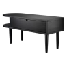 SOLD OUT black oak - Radius bench - S - FDB Møbler