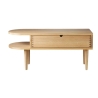 oak - Radius bench - S - FDB Møbler