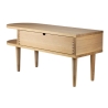 oak - Radius bench - S - FDB Møbler