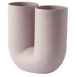 Kink vase – 27,4 x H26,3 cm – Dusty lilac - Muuto