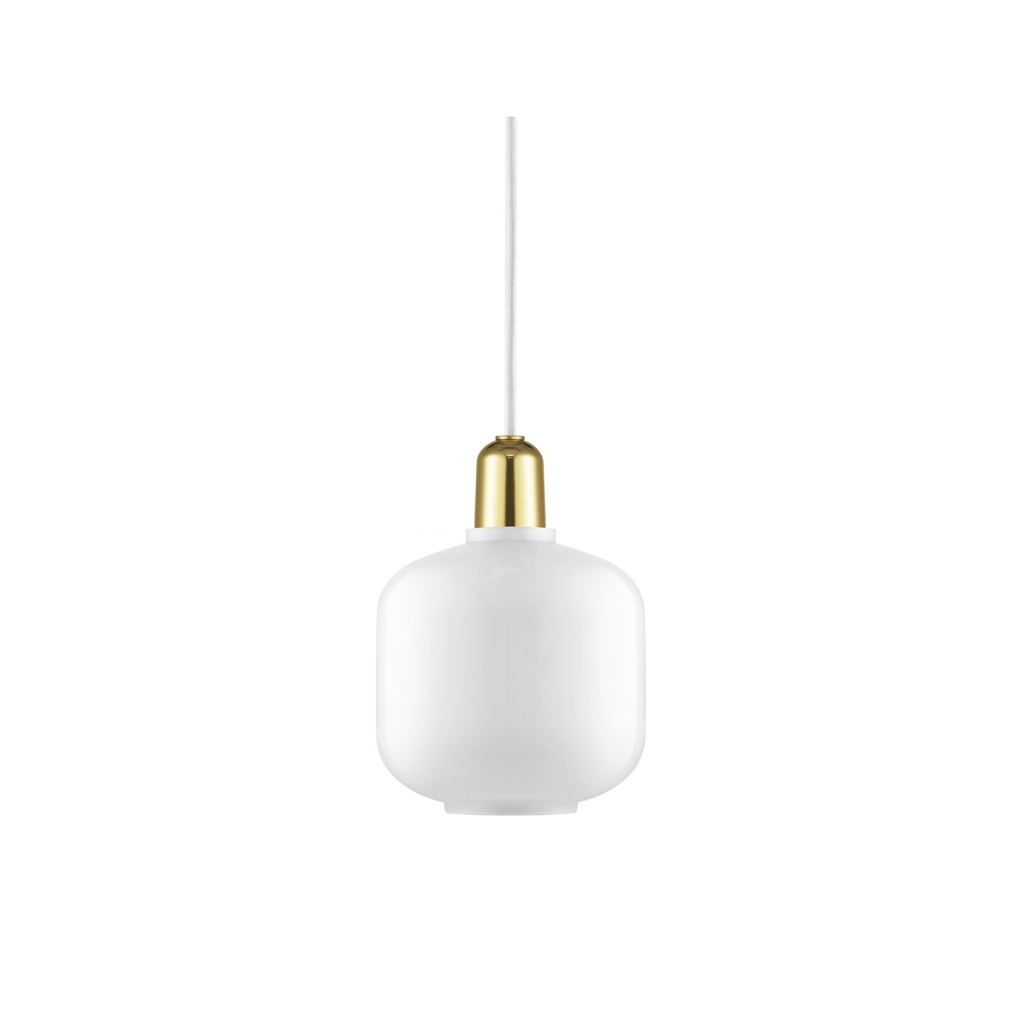 petit - blanc/laiton - suspension Amp - Normann Copenhagen