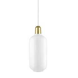 grand - blanc/laiton - suspension Amp - Normann Copenhagen