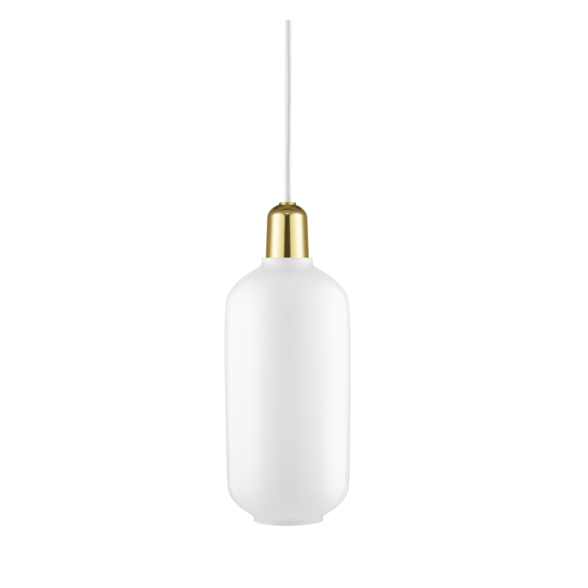 grand - blanc/laiton - suspension Amp - Normann Copenhagen