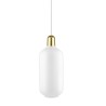 grand - blanc/laiton - suspension Amp - Normann Copenhagen