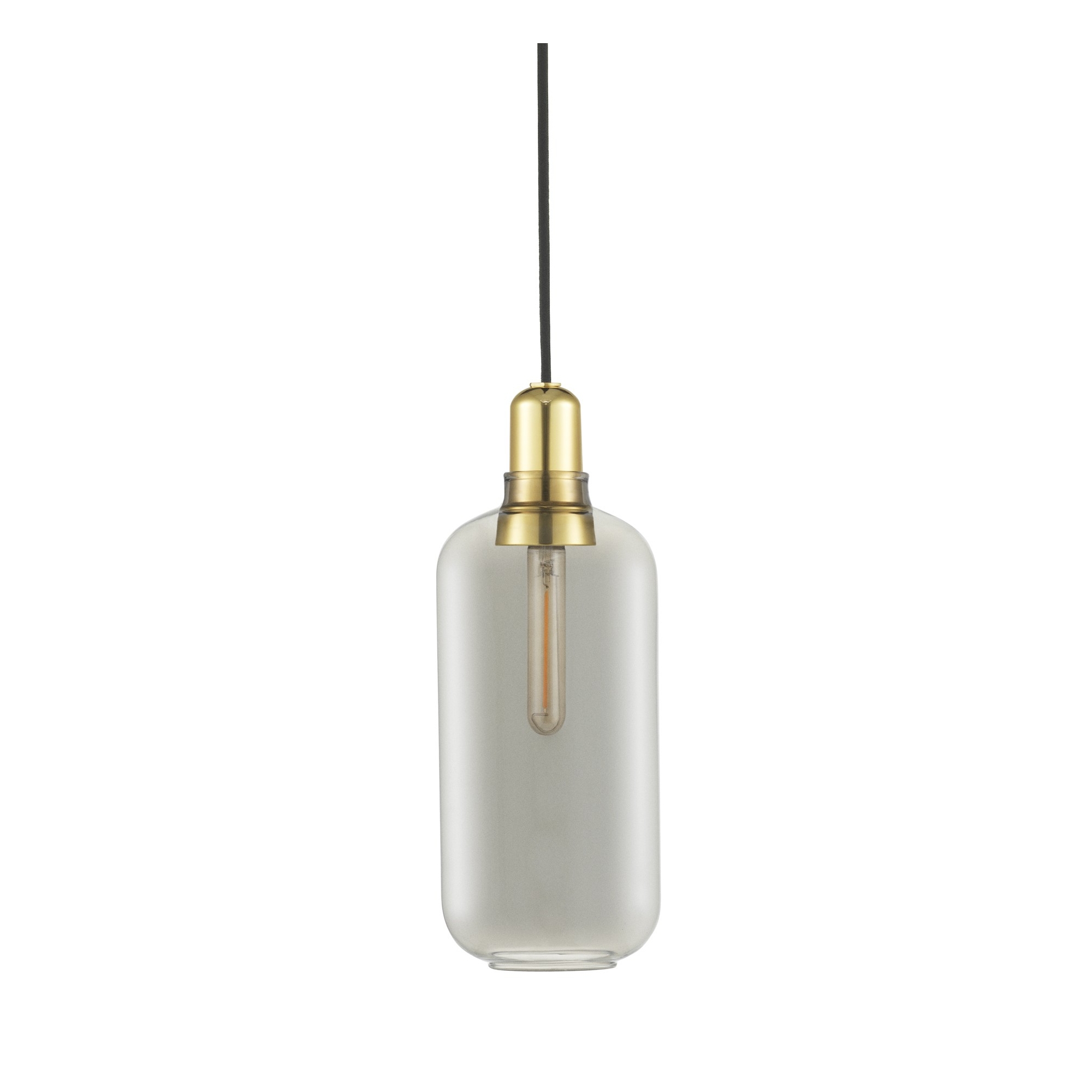 grand - fumé/laiton - suspension Amp - Normann Copenhagen