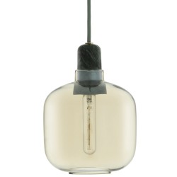 petit - doré / marbre vert - suspension Amp - Normann Copenhagen