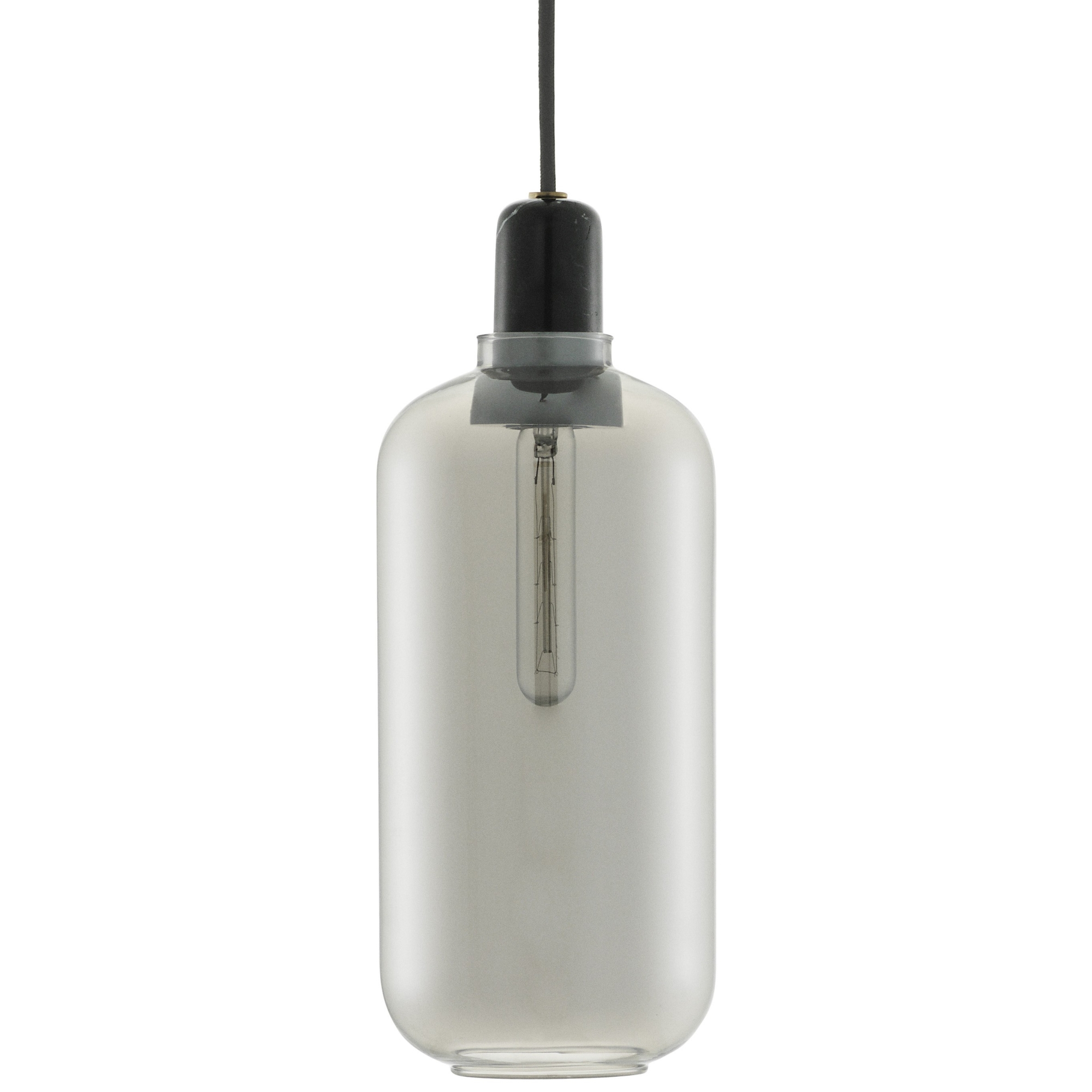 large - smoke/black - Amp pendant - Normann Copenhagen