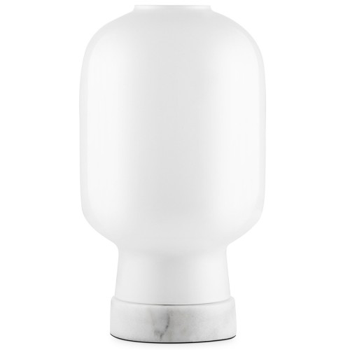 blanc / marbre blanc - lampe de table Amp - Normann Copenhagen