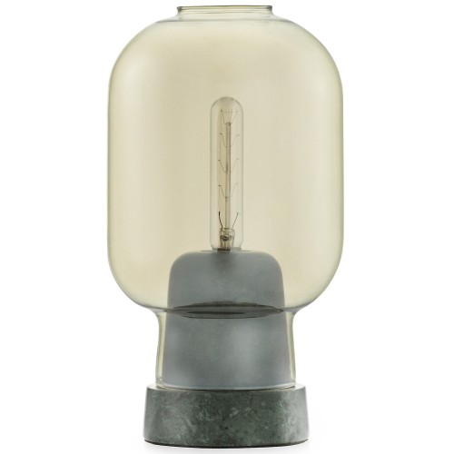 gold / green marble - Amp table lamp - Normann Copenhagen