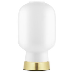 white/brass - Amp table lamp - Normann Copenhagen