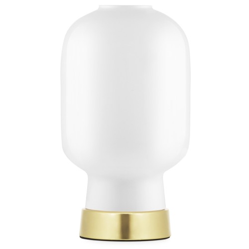 blanc/laiton - lampe de table Amp - Normann Copenhagen