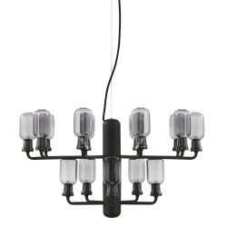 fumé / marbre noir - petit chandelier Amp - Normann Copenhagen