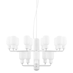 blanc / marbre blanc - petit chandelier Amp - Normann Copenhagen