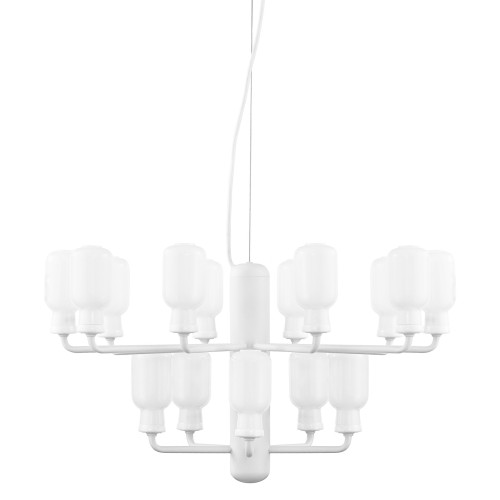 blanc / marbre blanc - petit chandelier Amp - Normann Copenhagen