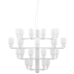 blanc / marbre blanc - Grand chandelier Amp - Normann Copenhagen