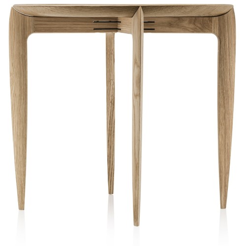 Ø45 - oak veneer - Foldable Tray Table - Fritz Hansen