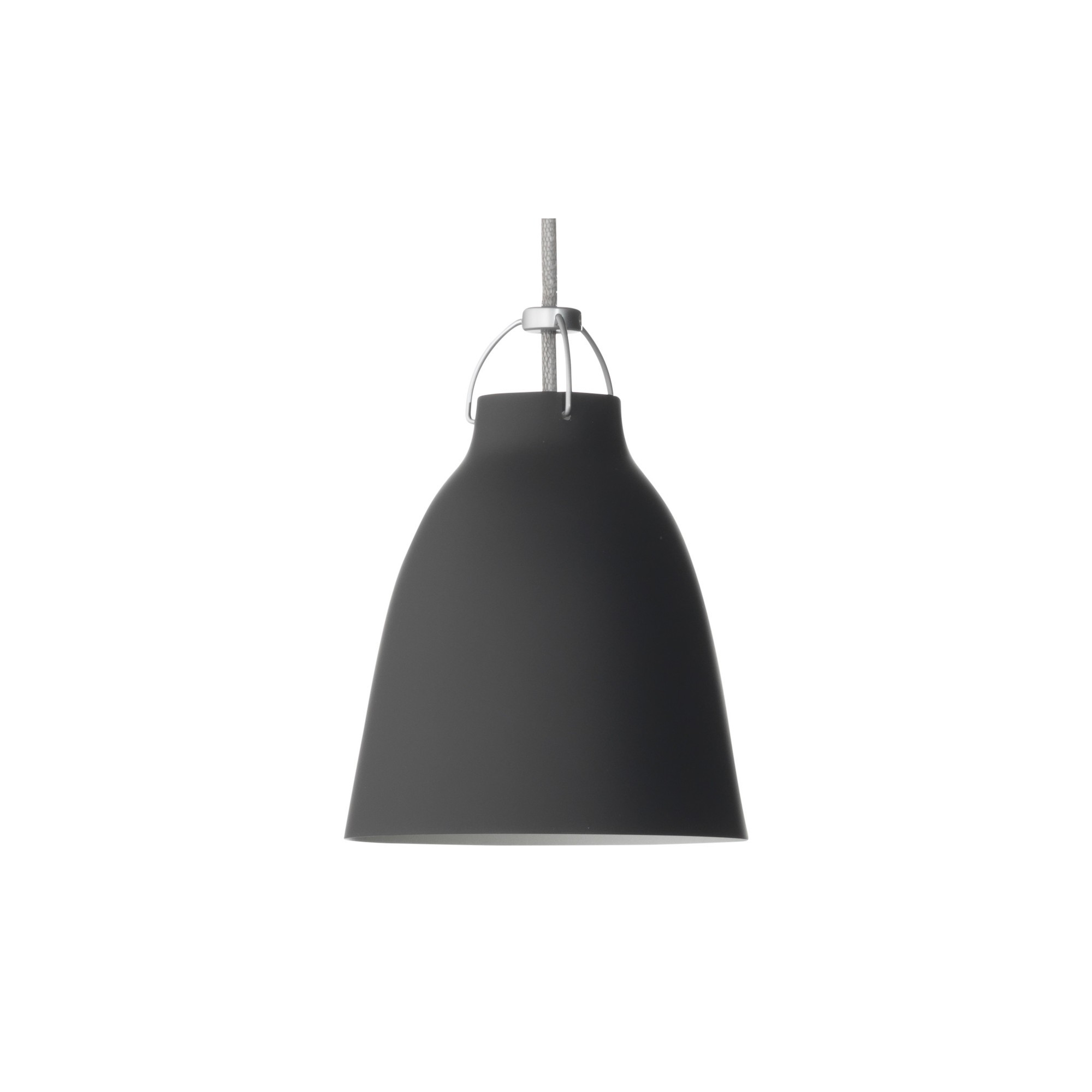 Caravaggio P1 – Matt black + Grey cable - Fritz Hansen