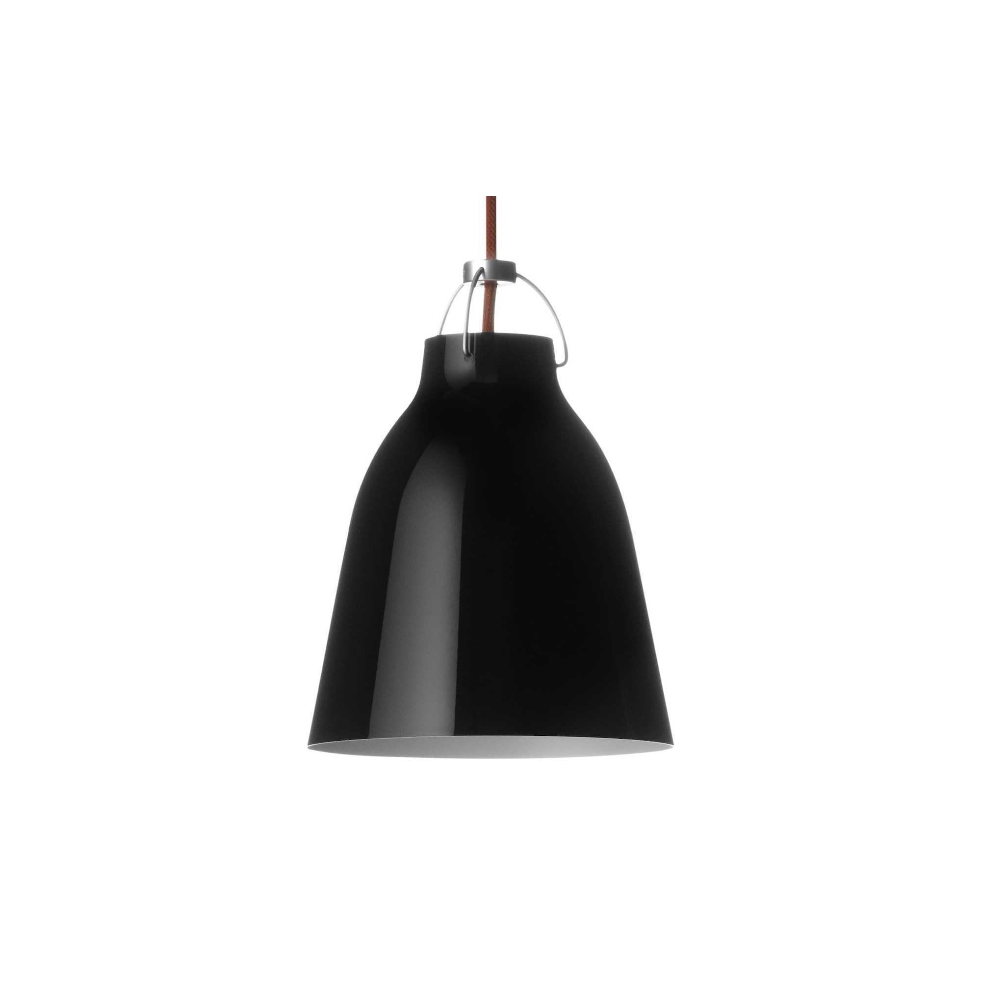 Caravaggio P1 – Glossy black + Red cable - Fritz Hansen