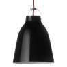 Caravaggio P1 – Glossy black + Red cable - Fritz Hansen