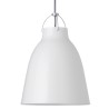 Caravaggio P2 – Glossy white + Grey cable - Fritz Hansen