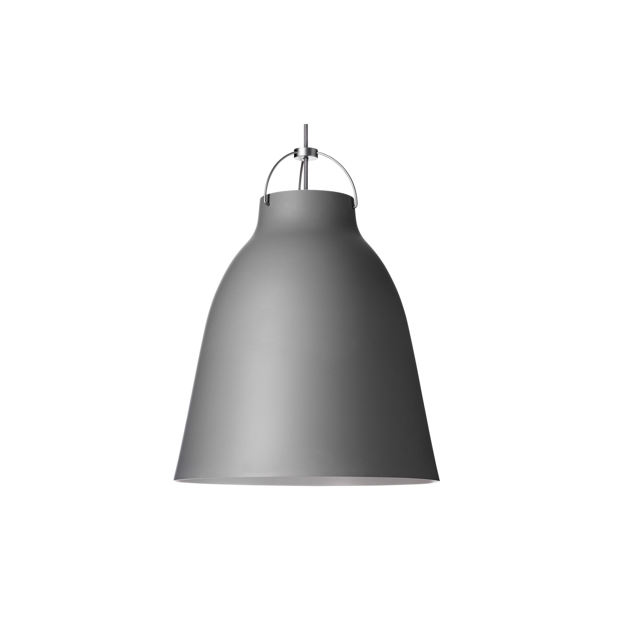 Caravaggio P3 – Matt grey45 + Grey cable - Fritz Hansen