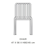 chair - Palissade galvanised - HAY