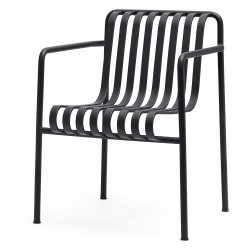 Dining armchair - Palissade anthracite - HAY