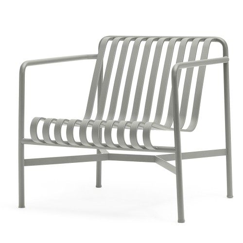 Lounge chair low - Palissade grey - HAY