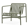 Lounge chair low - Palissade olive - HAY