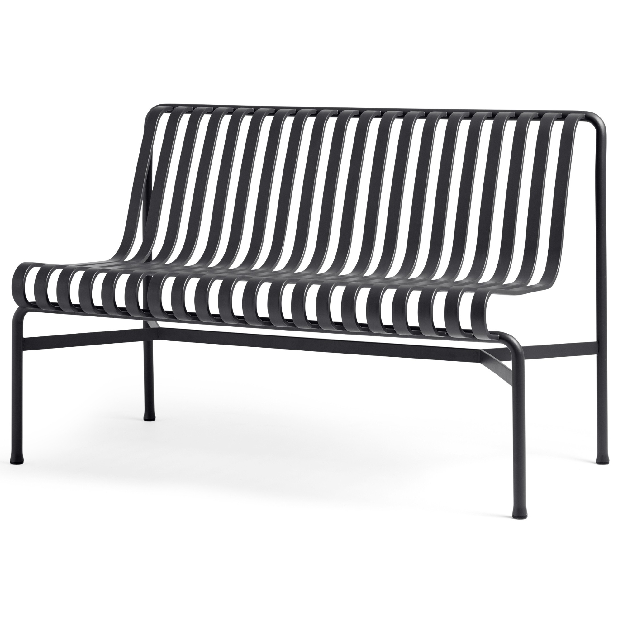 Dining bench without armrest - Palissade anthracite - HAY