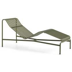 chaise longue - Palissade olive - HAY