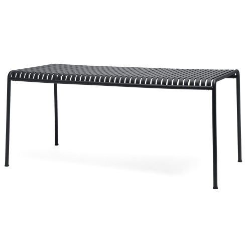 170 x 90 cm table - Palissade anthracite - HAY