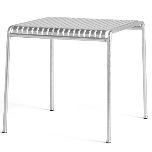 82.5 x 90 x H75 cm dining table - Palissade galvanised - HAY