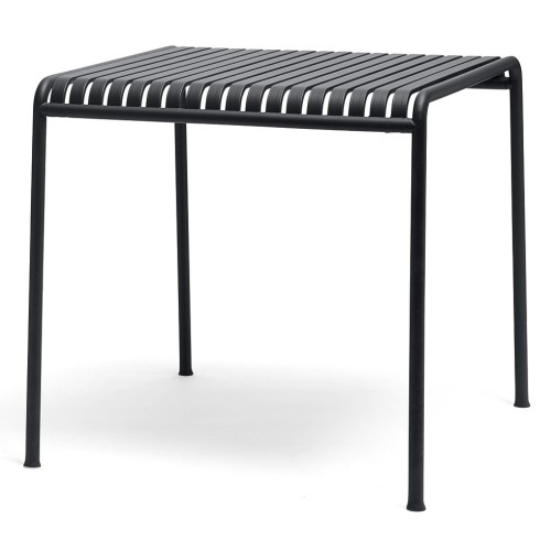 82.5 x 90 cm table - Palissade anthracite - HAY