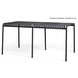 pied de table intermédiaire - Palissade anthracite - HAY