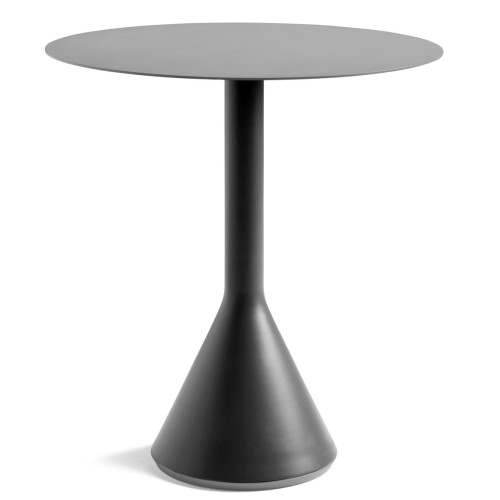 Ø70 cm cone table - Palissade anthracite - HAY