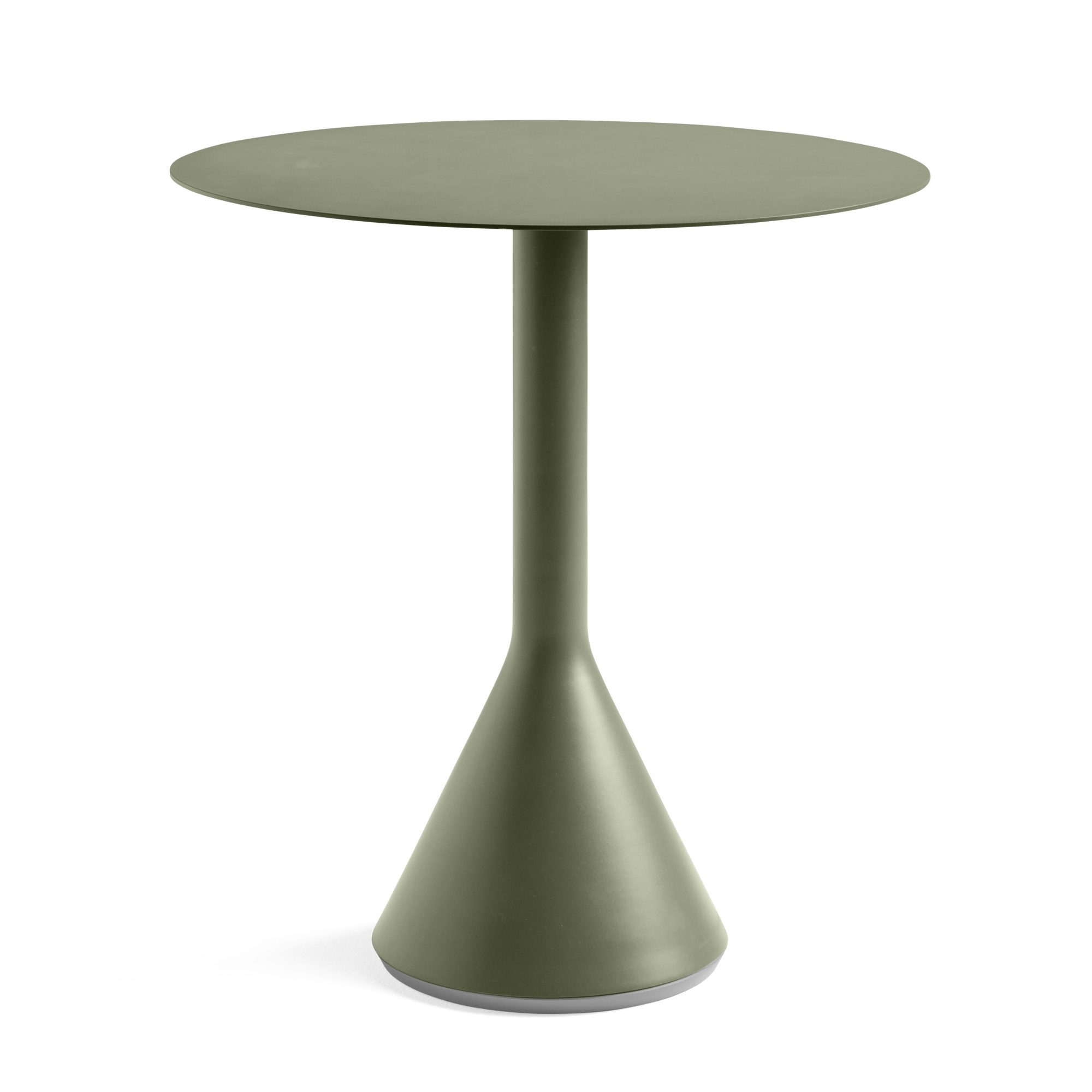 Ø70 cm cone table - Palissade olive - HAY