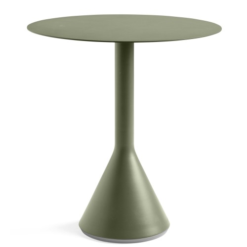 Ø70 cm cone table - Palissade olive - HAY