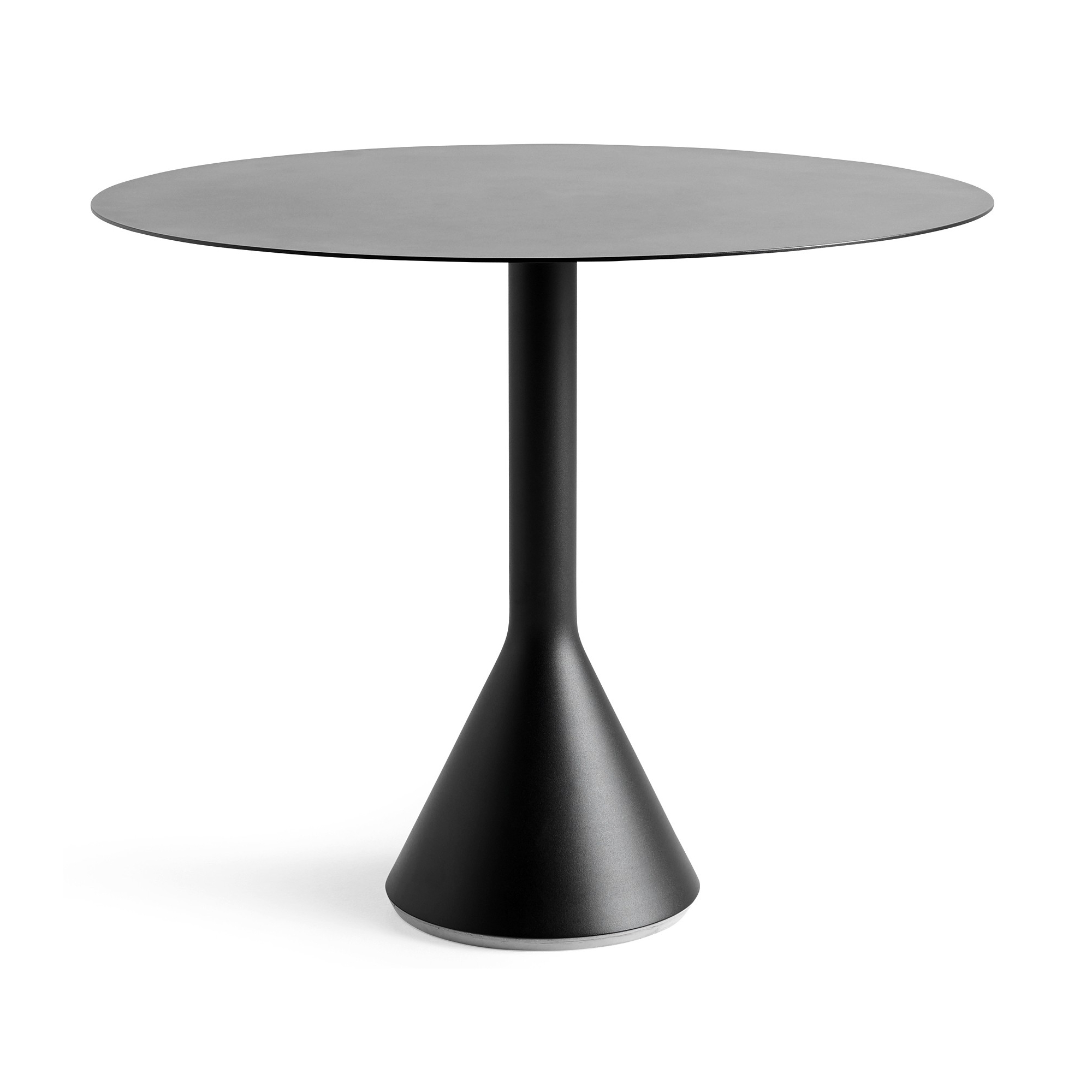 Ø90 cm cone table - Palissade anthracite - HAY