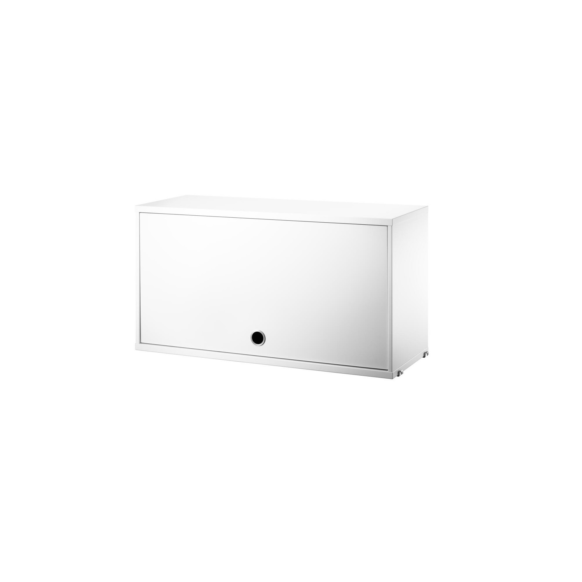 Cabinet flip door - white - W78xD30xH42 cm - String Furniture