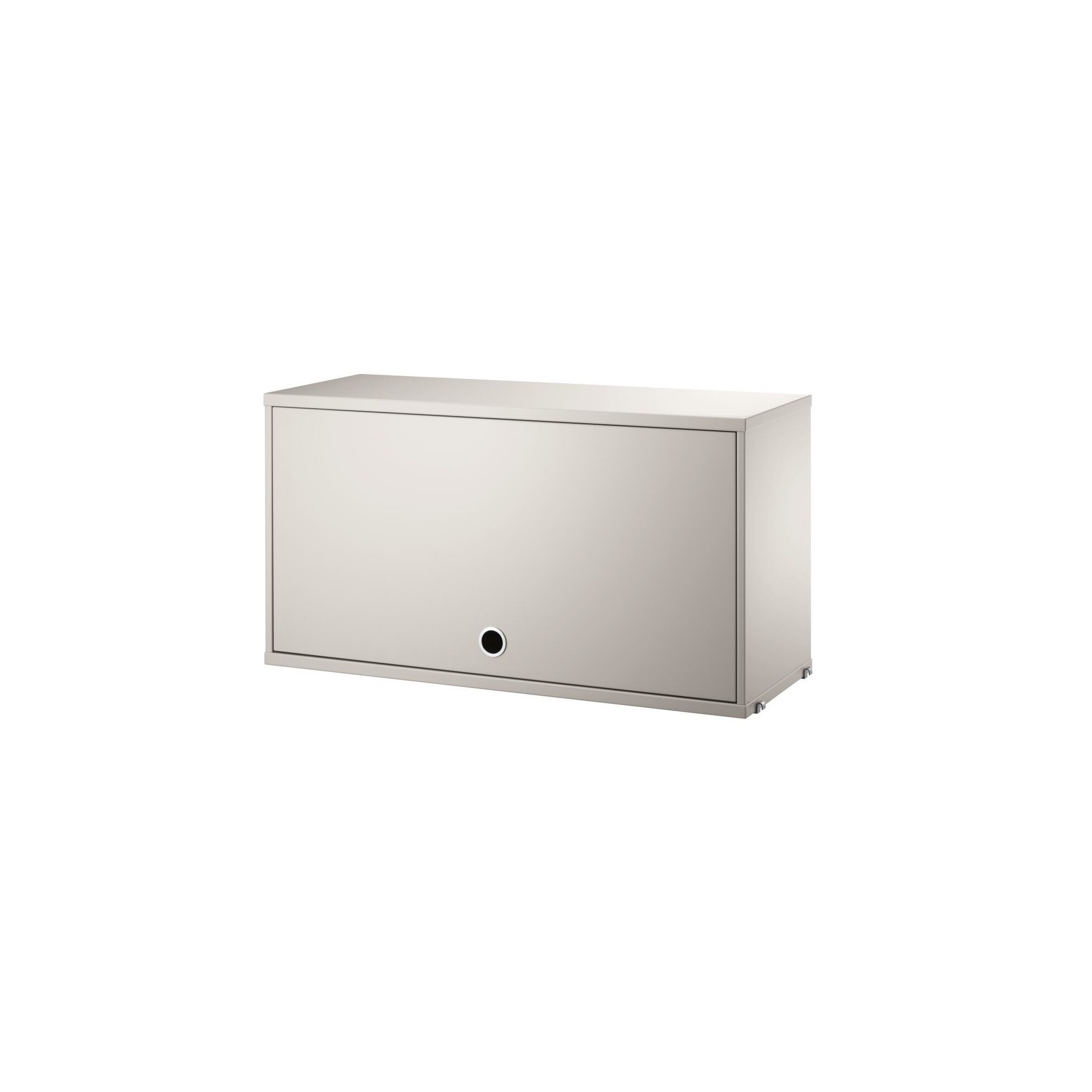 Cabinet porte flip - beige - L78xP30xH42 cm - String Furniture