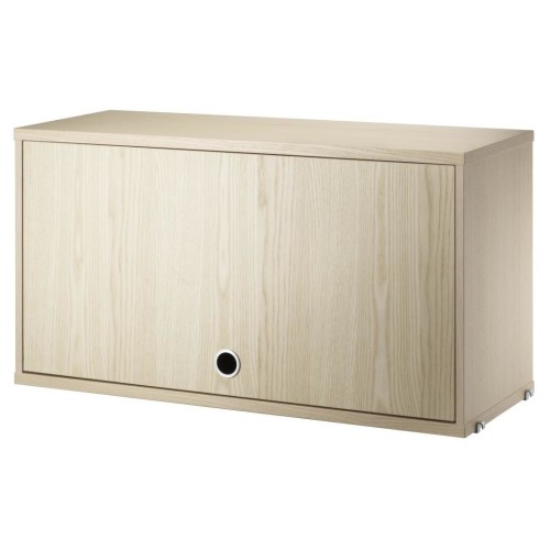 Cabinet flip door - ash - W78xD30xH42 cm - String Furniture