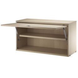 Cabinet porte flip - frêne - L78xP30xH42 cm - String Furniture