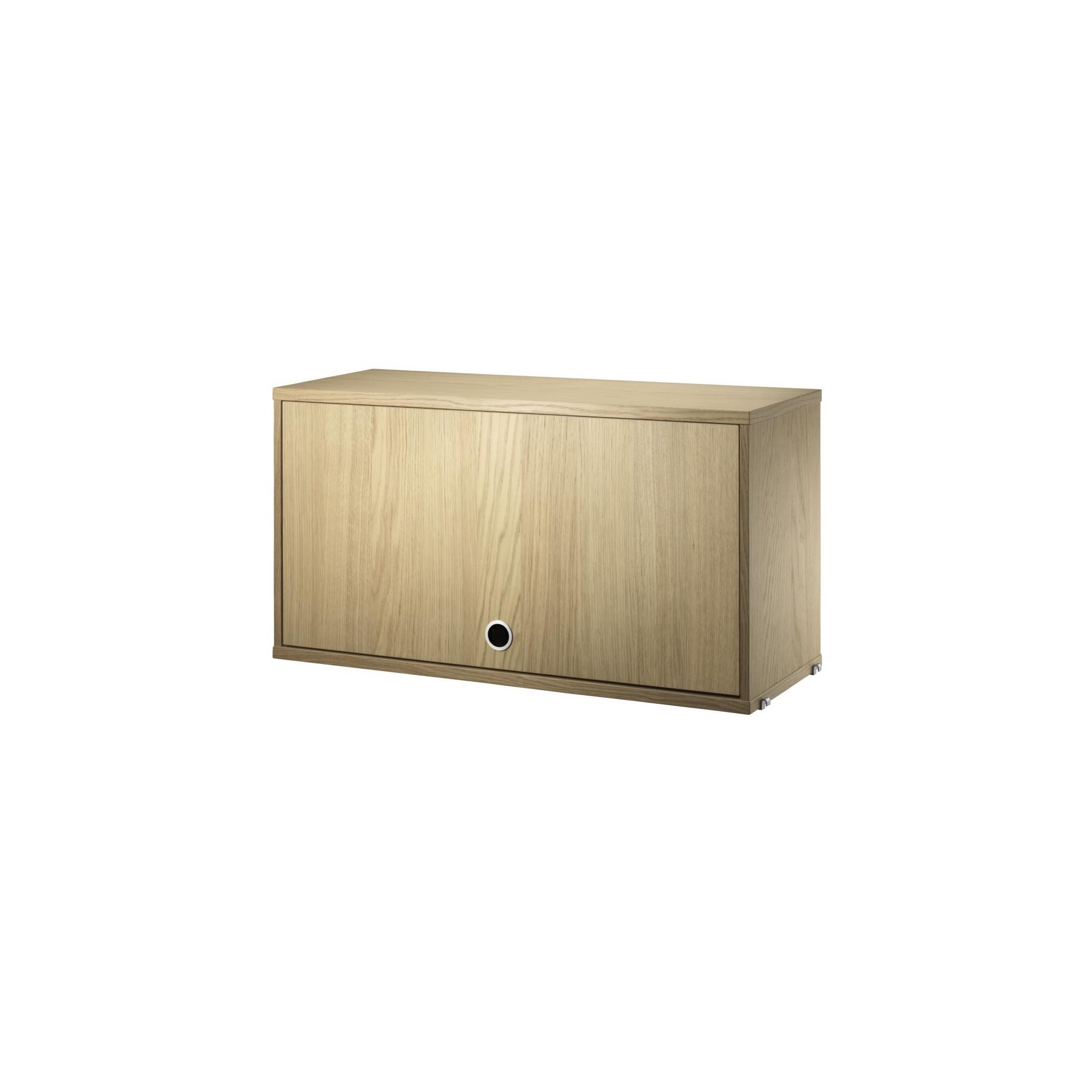 Cabinet flip door - oak - W78xD30xH42 cm - String Furniture