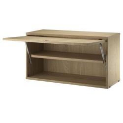 Cabinet porte flip - chêne - L78xP30xH42 cm - String Furniture