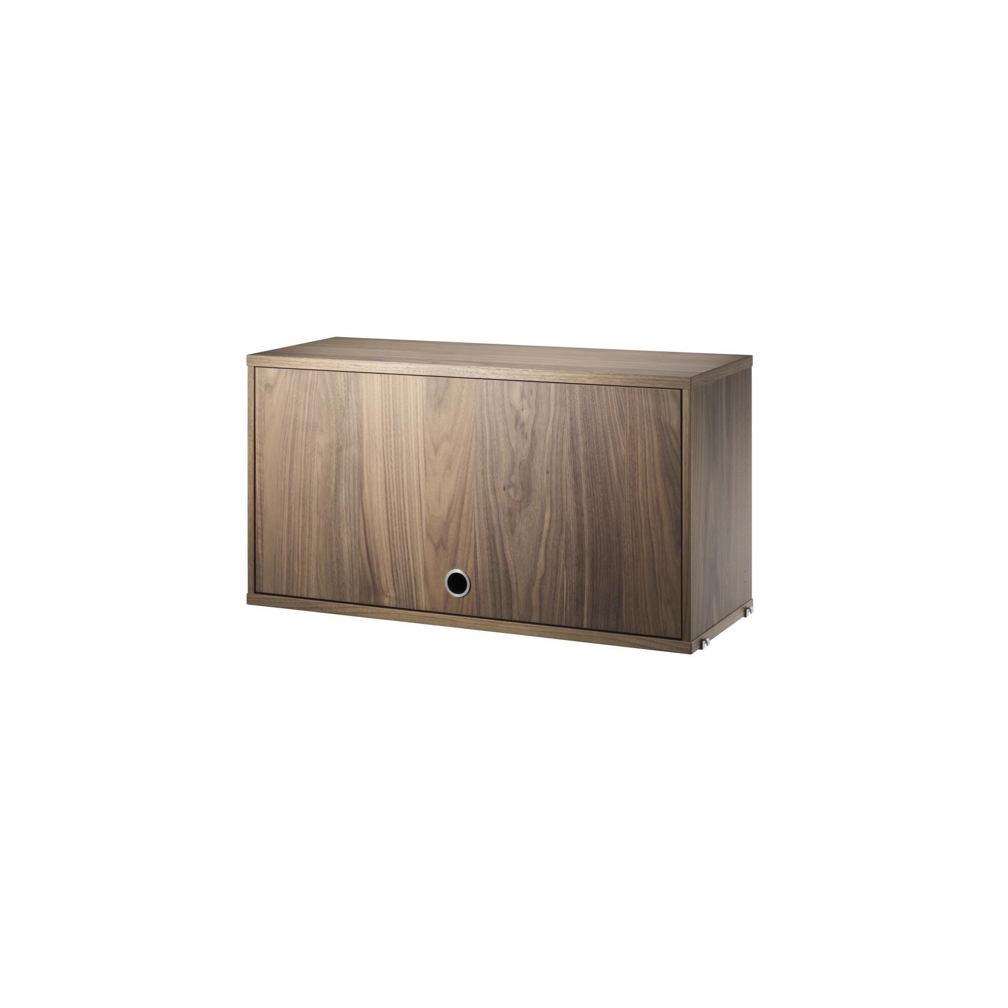 Cabinet flip door - walnut - W78xD30xH42 cm - String Furniture